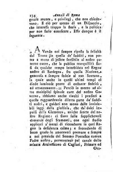 Annali di Roma opera periodica del sig. ab. Michele Mallio