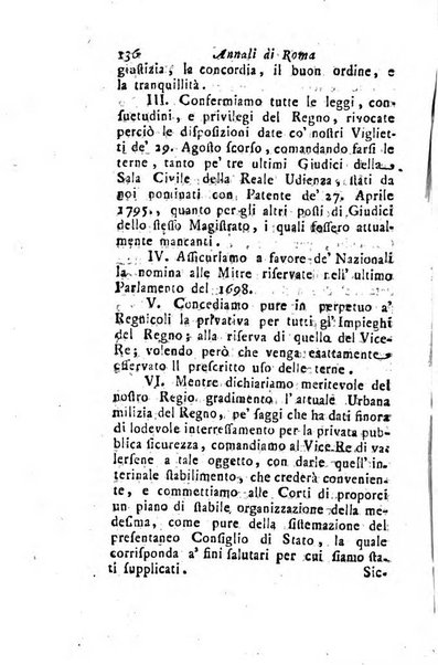 Annali di Roma opera periodica del sig. ab. Michele Mallio