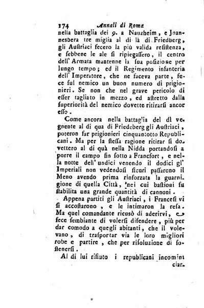 Annali di Roma opera periodica del sig. ab. Michele Mallio