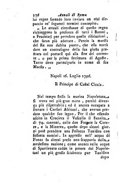 Annali di Roma opera periodica del sig. ab. Michele Mallio