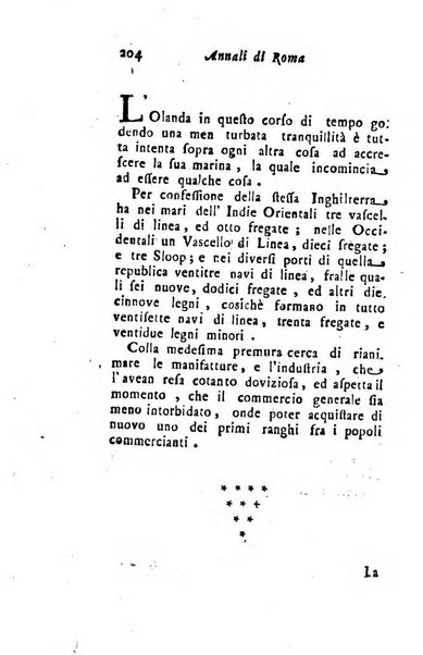 Annali di Roma opera periodica del sig. ab. Michele Mallio