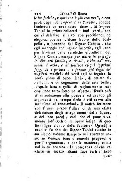 Annali di Roma opera periodica del sig. ab. Michele Mallio