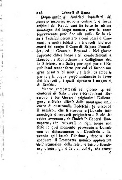 Annali di Roma opera periodica del sig. ab. Michele Mallio