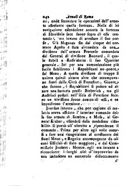 Annali di Roma opera periodica del sig. ab. Michele Mallio