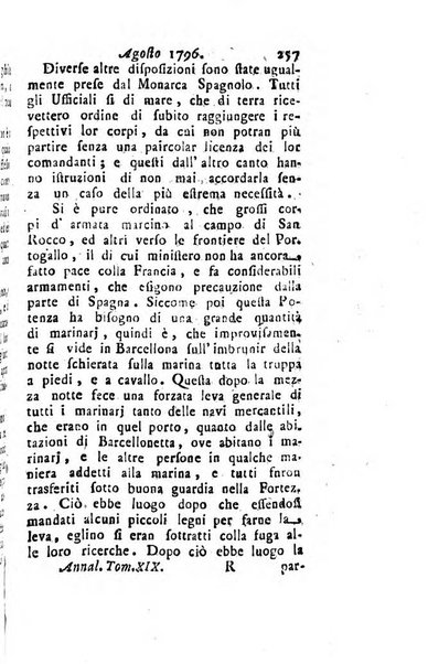 Annali di Roma opera periodica del sig. ab. Michele Mallio