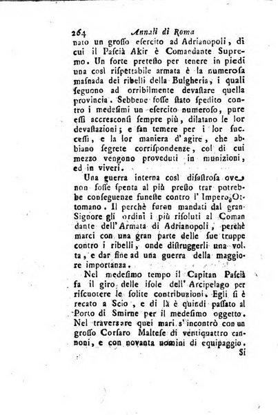 Annali di Roma opera periodica del sig. ab. Michele Mallio