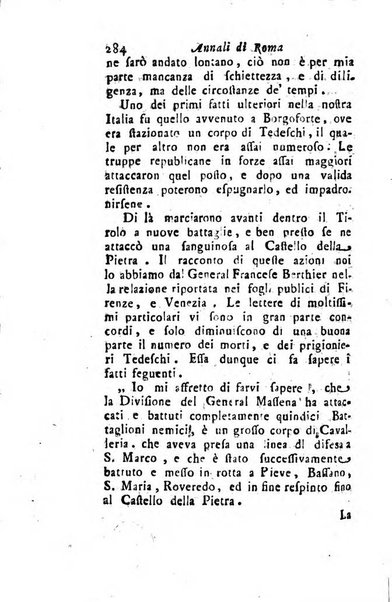 Annali di Roma opera periodica del sig. ab. Michele Mallio