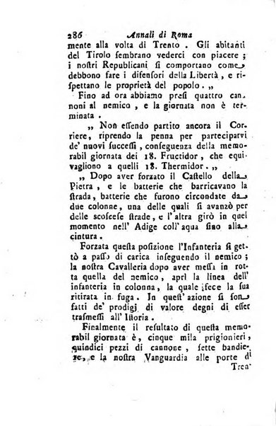 Annali di Roma opera periodica del sig. ab. Michele Mallio