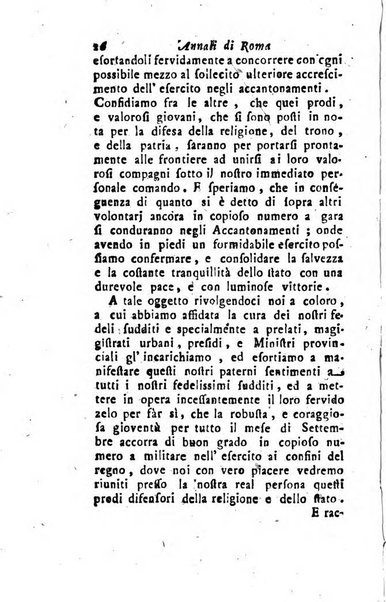 Annali di Roma opera periodica del sig. ab. Michele Mallio