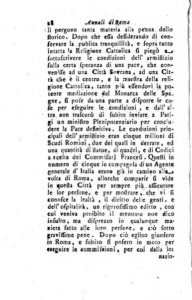 Annali di Roma opera periodica del sig. ab. Michele Mallio