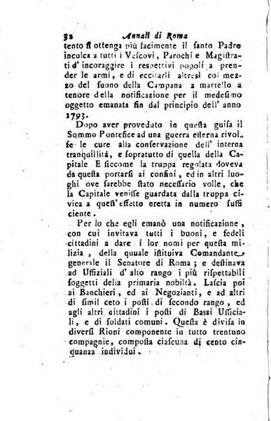 Annali di Roma opera periodica del sig. ab. Michele Mallio