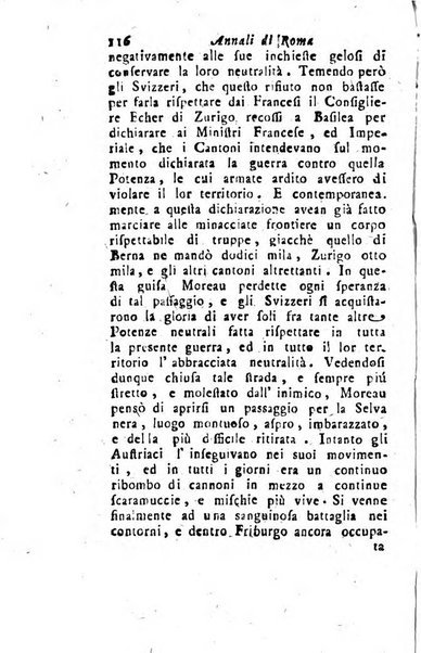 Annali di Roma opera periodica del sig. ab. Michele Mallio