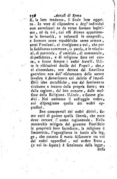 Annali di Roma opera periodica del sig. ab. Michele Mallio