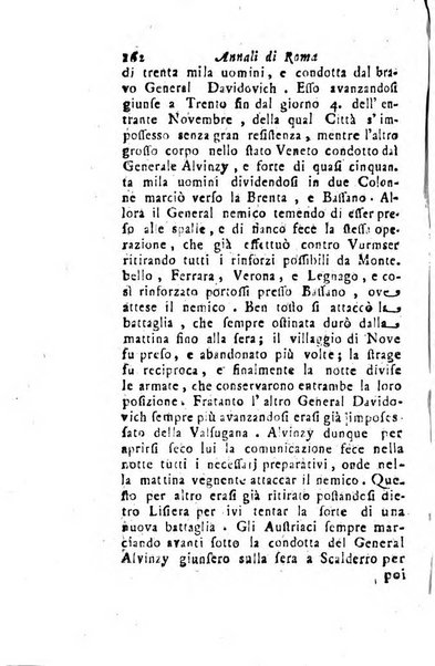 Annali di Roma opera periodica del sig. ab. Michele Mallio