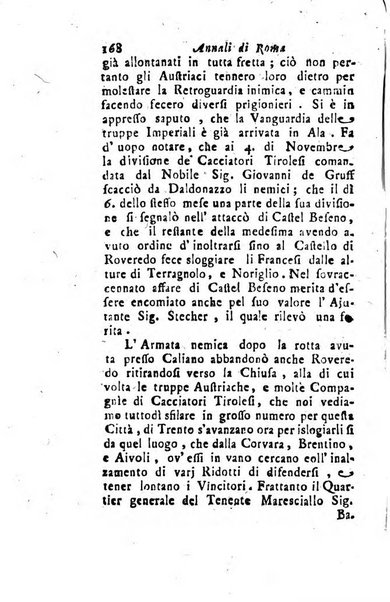 Annali di Roma opera periodica del sig. ab. Michele Mallio