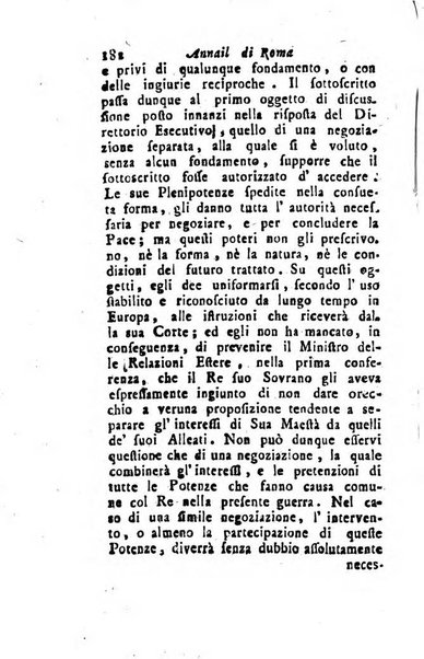 Annali di Roma opera periodica del sig. ab. Michele Mallio