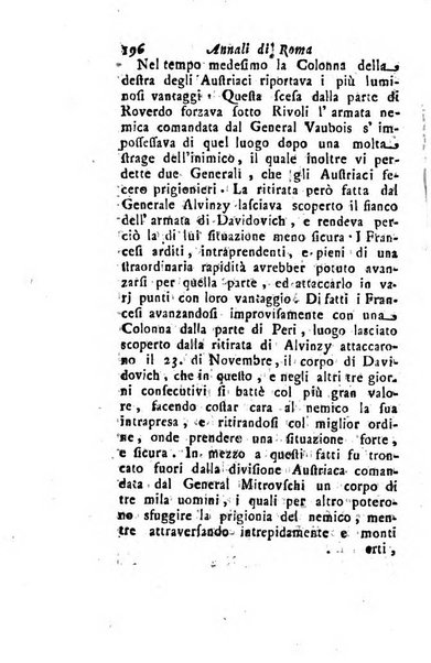 Annali di Roma opera periodica del sig. ab. Michele Mallio