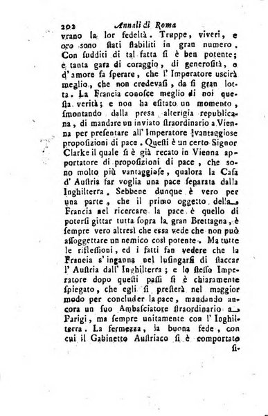 Annali di Roma opera periodica del sig. ab. Michele Mallio