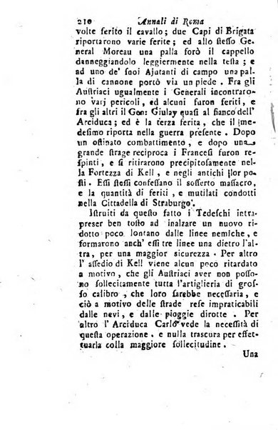 Annali di Roma opera periodica del sig. ab. Michele Mallio