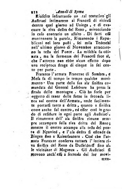 Annali di Roma opera periodica del sig. ab. Michele Mallio