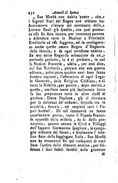 Annali di Roma opera periodica del sig. ab. Michele Mallio