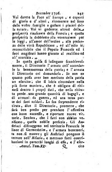 Annali di Roma opera periodica del sig. ab. Michele Mallio