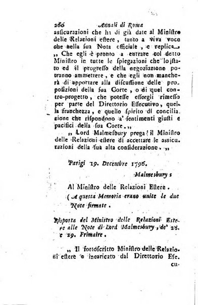 Annali di Roma opera periodica del sig. ab. Michele Mallio