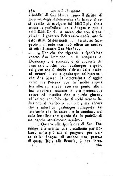 Annali di Roma opera periodica del sig. ab. Michele Mallio