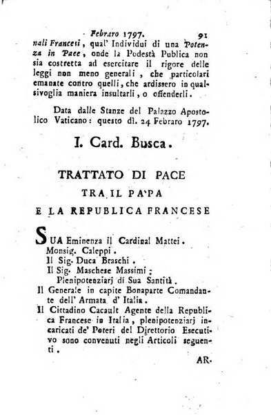 Annali di Roma opera periodica del sig. ab. Michele Mallio