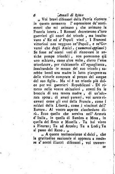 Annali di Roma opera periodica del sig. ab. Michele Mallio