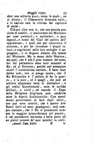 Annali di Roma opera periodica del sig. ab. Michele Mallio