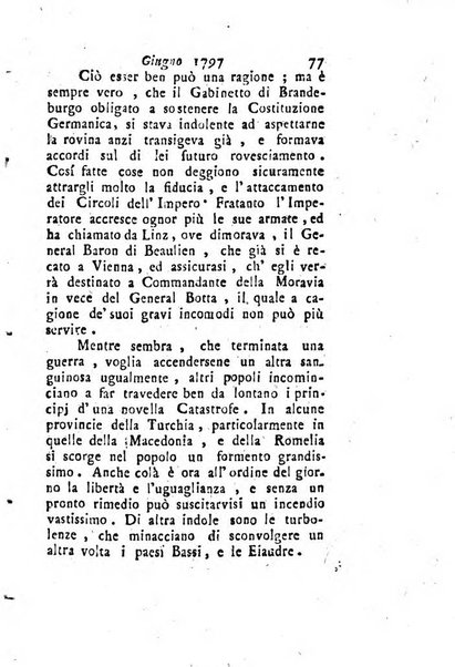 Annali di Roma opera periodica del sig. ab. Michele Mallio