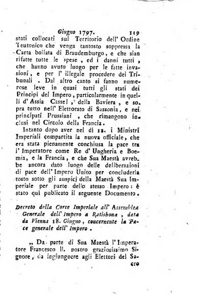 Annali di Roma opera periodica del sig. ab. Michele Mallio