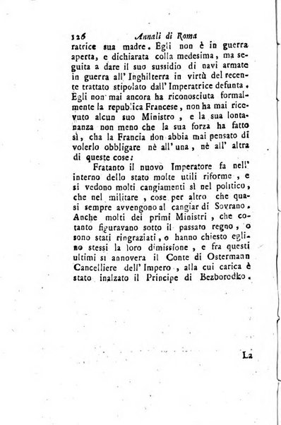 Annali di Roma opera periodica del sig. ab. Michele Mallio