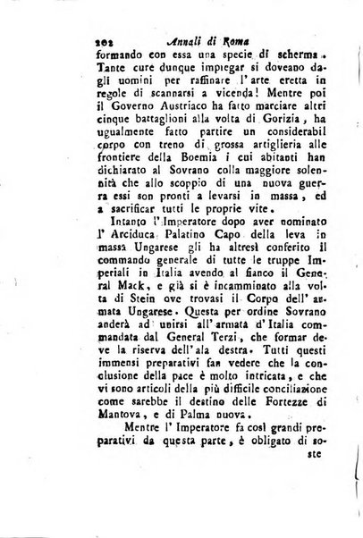 Annali di Roma opera periodica del sig. ab. Michele Mallio