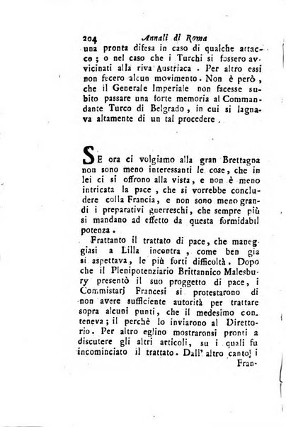 Annali di Roma opera periodica del sig. ab. Michele Mallio