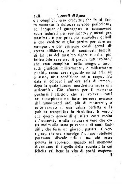 Annali di Roma opera periodica del sig. ab. Michele Mallio