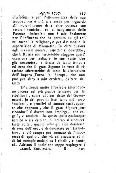 Annali di Roma opera periodica del sig. ab. Michele Mallio