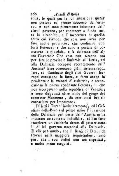 Annali di Roma opera periodica del sig. ab. Michele Mallio