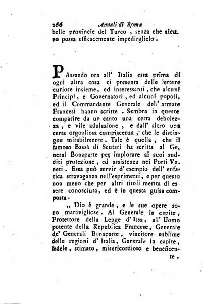 Annali di Roma opera periodica del sig. ab. Michele Mallio