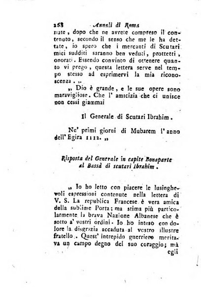 Annali di Roma opera periodica del sig. ab. Michele Mallio