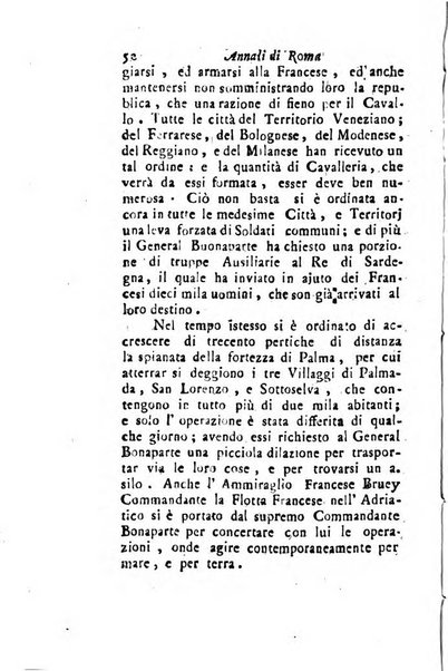 Annali di Roma opera periodica del sig. ab. Michele Mallio