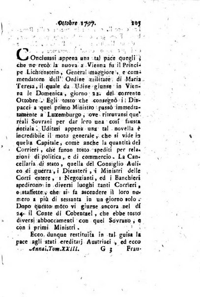 Annali di Roma opera periodica del sig. ab. Michele Mallio