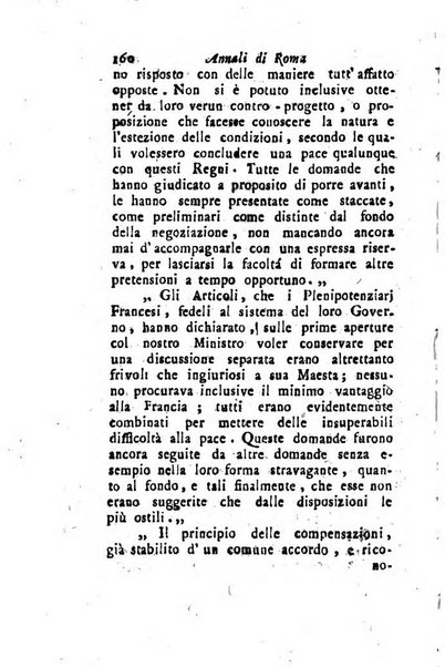 Annali di Roma opera periodica del sig. ab. Michele Mallio