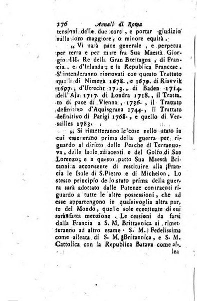 Annali di Roma opera periodica del sig. ab. Michele Mallio