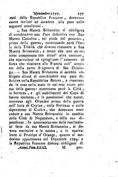 Annali di Roma opera periodica del sig. ab. Michele Mallio