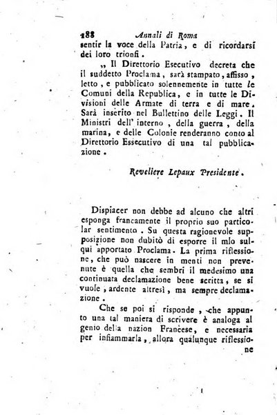 Annali di Roma opera periodica del sig. ab. Michele Mallio