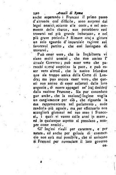 Annali di Roma opera periodica del sig. ab. Michele Mallio