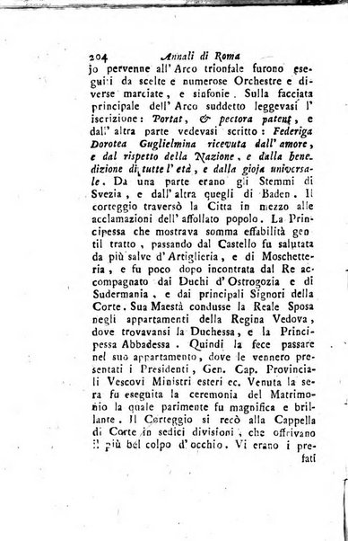 Annali di Roma opera periodica del sig. ab. Michele Mallio