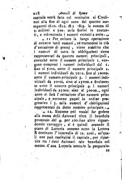 Annali di Roma opera periodica del sig. ab. Michele Mallio